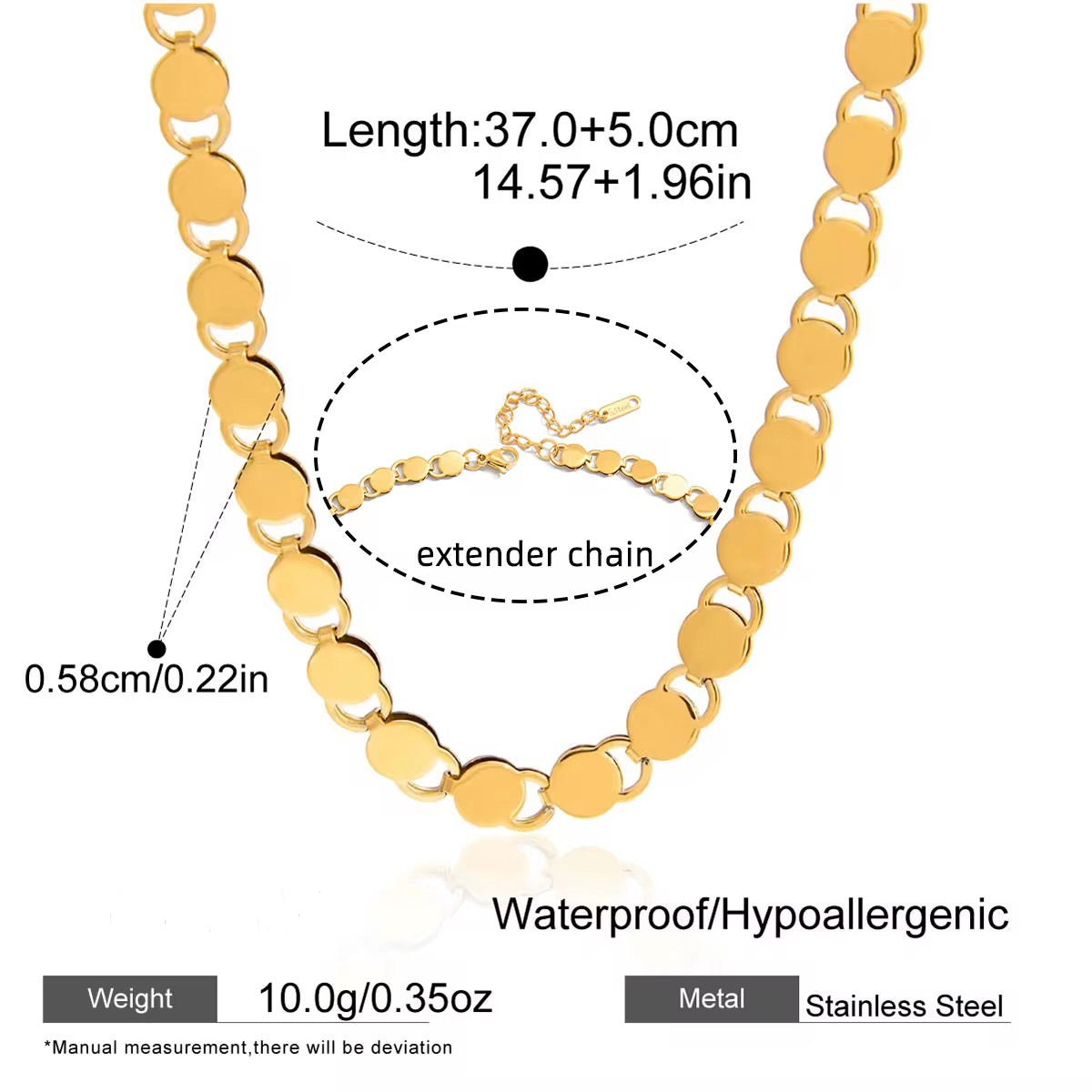 Circle Link Necklace